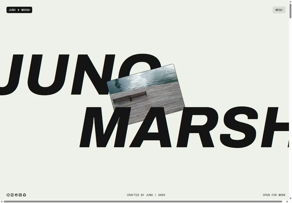 Creative Portfolio — full website preview, top to bottom